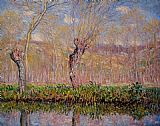 The Banks of the River Epte in Spring by Claude Monet